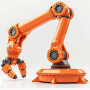 Industrial robotic arm used in factory automation